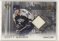 Authentic Game-Worn Jersey - Scott Walker #/155