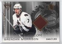 Authentic Game-Worn Jersey - Brendan Morrison #/155