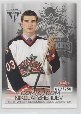 2003-04 Pacific Private Stock Titanium - [Base] - Retail #114 - Nikolai Zherdev /750