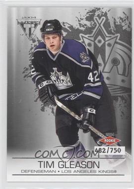 2003-04 Pacific Private Stock Titanium - [Base] - Retail #121 - Tim Gleason /750