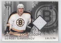 Authentic Game-Worn Jersey - Sergei Samsonov #/170