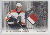 Authentic Game-Worn Jersey - Jay Bouwmeester #/170
