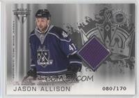 Authentic Game-Worn Jersey - Jason Allison #/170