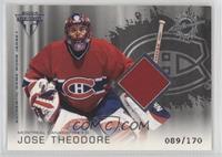 Authentic Game-Worn Jersey - Jose Theodore #/170