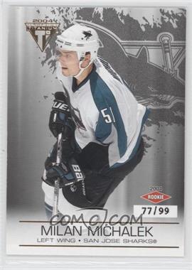 2003-04 Pacific Private Stock Titanium - [Base] #136 - Milan Michalek /99