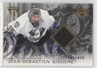 Authentic Game-Worn Jersey - Jean-Sebastien Giguere #/875