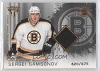 Authentic Game-Worn Jersey - Sergei Samsonov #/875