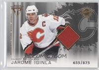 Authentic Game-Worn Jersey - Jarome Iginla #/875