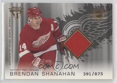 2003-04 Pacific Private Stock Titanium - [Base] #153 - Authentic Game-Worn Jersey - Brendan Shanahan /875