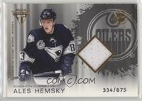 Authentic Game-Worn Jersey - Ales Hemsky [Noted] #/875