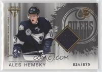 Authentic Game-Worn Jersey - Ales Hemsky #/875
