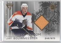 Authentic Game-Worn Jersey - Jay Bouwmeester #/875