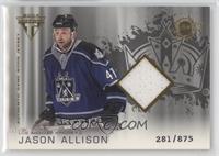 Authentic Game-Worn Jersey - Jason Allison #/875