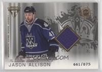 Authentic Game-Worn Jersey - Jason Allison [EX to NM] #/875