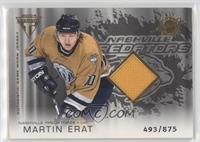 Authentic Game-Worn Jersey - Martin Erat #/875