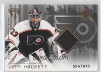 Authentic Game-Worn Jersey - Jeff Hackett #/875