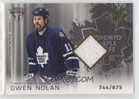 Authentic Game-Worn Jersey - Owen Nolan [EX to NM] #/875