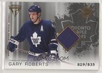 Authentic Game-Worn Jersey - Gary Roberts #/835