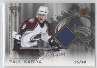 Authentic Game-Worn Jersey - Paul Kariya #/99