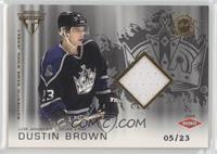 Authentic Game-Worn Jersey - Dustin Brown #/23