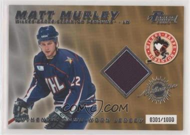 2003-04 Pacific Prospects AHL Edition - Authentic Game-Worn Jerseys #6 - Matt Murley /1000