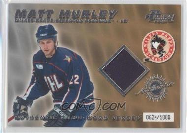 2003-04 Pacific Prospects AHL Edition - Authentic Game-Worn Jerseys #6 - Matt Murley /1000