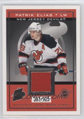 2003-04 Pacific Quest for the Cup - Authentic Game-Worn Jerseys #12 - Patrik Elias /925