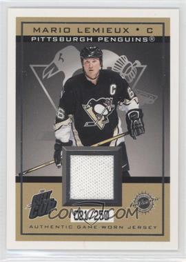 2003-04 Pacific Quest for the Cup - Authentic Game-Worn Jerseys #16 - Mario Lemieux /250
