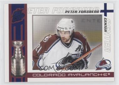 2003-04 Pacific Quest for the Cup - [Base] - Blue #23 - Peter Forsberg /150