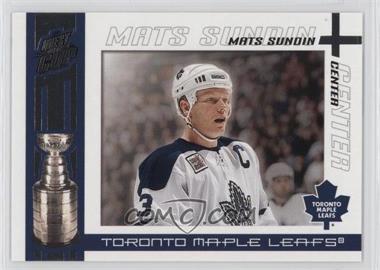 2003-04 Pacific Quest for the Cup - [Base] #96 - Mats Sundin