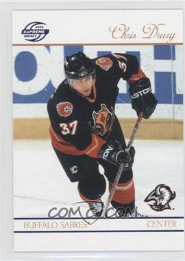 2003-04 Pacific Supreme - [Base] - Red #10 - Chris Drury