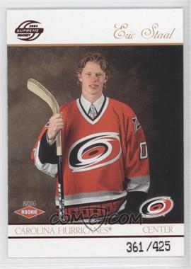 2003-04 Pacific Supreme - [Base] - Red #109 - Eric Staal /425
