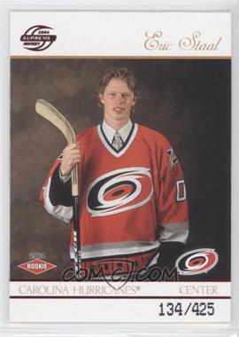 2003-04 Pacific Supreme - [Base] - Red #109 - Eric Staal /425