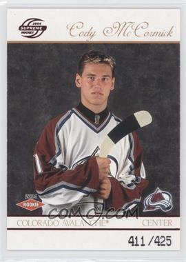 2003-04 Pacific Supreme - [Base] - Red #113 - Cody McCormick /425