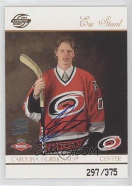 2003-04 Pacific Supreme - [Base] - Rookie Autographs #109 - Eric Staal /375