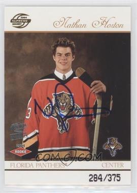 2003-04 Pacific Supreme - [Base] - Rookie Autographs #118 - Nathan Horton /375