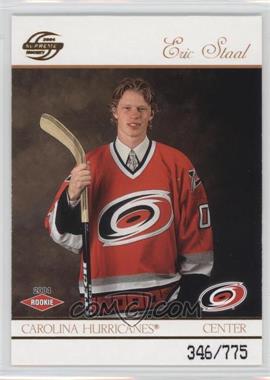 2003-04 Pacific Supreme - [Base] #109 - Eric Staal /775