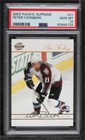 Peter Forsberg [PSA 10 GEM MT]