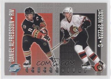 2003-04 Pacific Supreme - Generations #6 - Daniel Alfredsson, Jason Spezza