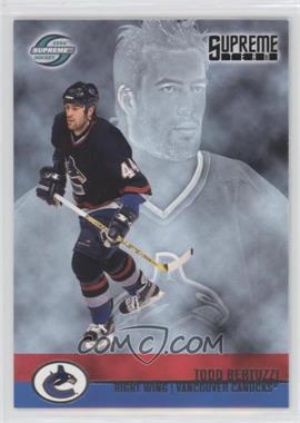 2003-04 Pacific Supreme - Supreme Team #8 - Todd Bertuzzi