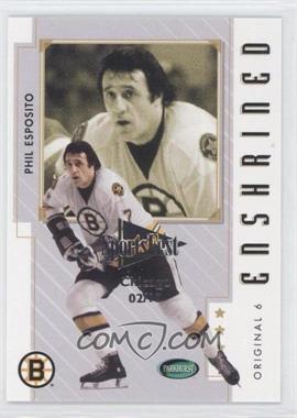 2003-04 Parkhurst Original Six Boston Bruins - [Base] - SportsFest Chicago #83 - Enshrined - Phil Esposito /10