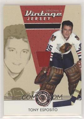 2003-04 Parkhurst Original Six Chicago Blackhawks - Memorabilia #CM-28 - Vintage Jersey - Tony Esposito