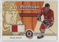 Vintage Game-Used Stick - Michel Goulet [EX to NM]