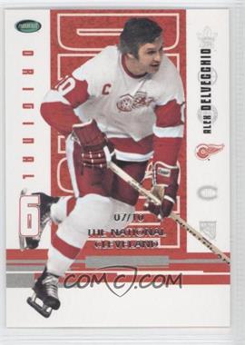 2003-04 Parkhurst Original Six Detroit Red Wings - [Base] - National Convention Cleveland #36 - Alex Delvecchio /10