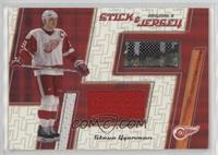 Stick & Jersey - Steve Yzerman