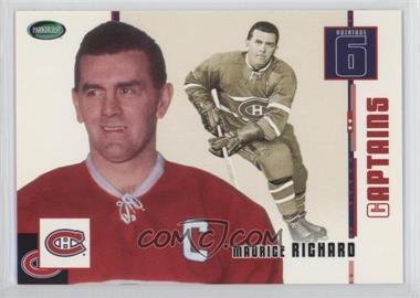 2003-04 Parkhurst Original Six Montreal Canadiens - [Base] #76 - Captains - Maurice Richard