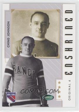 2003-04 Parkhurst Original Six New York Rangers - [Base] #88 - Enshrined - Ching Johnson