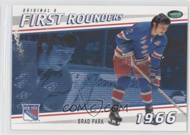 2003-04 Parkhurst Original Six New York Rangers - Inserts #NY-16 - First Rounders - Brad Park