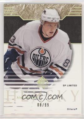 2003-04 SP Authentic - [Base] - SP Limited #32 - Ales Hemsky /99