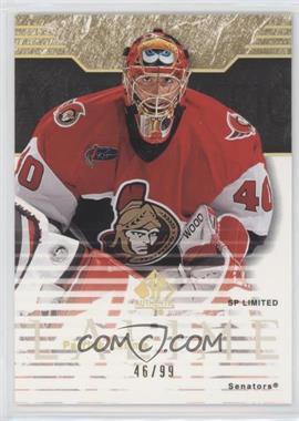 2003-04 SP Authentic - [Base] - SP Limited #63 - Patrick Lalime /99